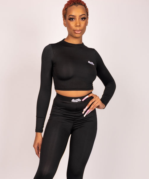 Loyalty Is Love~Two-Piece Track Suit {BLACK}