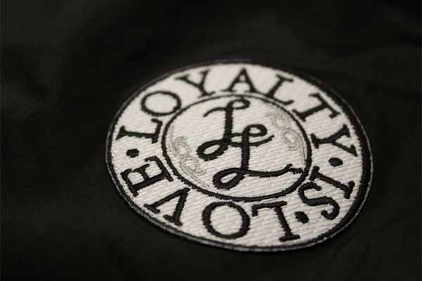 Black Concrete Rose Lightweight Bomber Jacket
